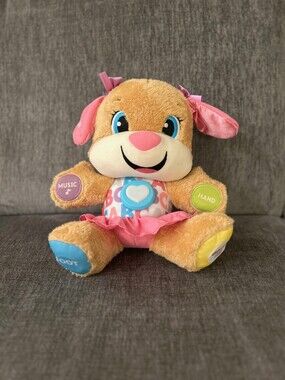 Fisher Price Laugh & Learn Smart Stages Sis Puppy Plush Works Learning Toy